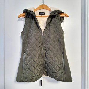Warm Fleece Hooded Vest